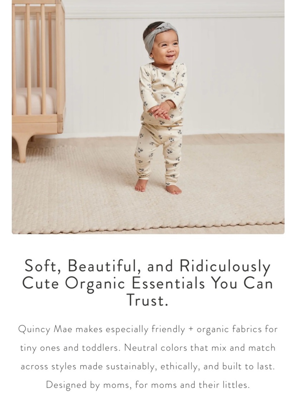 6 Pc Quincy Mae NWT Gift Set, Sizes: 3-6M to 2/3Y, Organic Cotton, Value Bundle - Picture 10 of 12